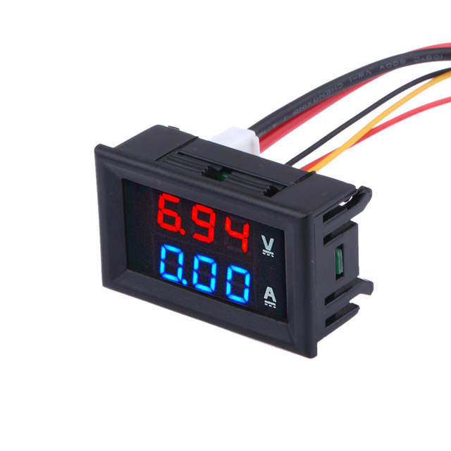 DC 0100V 10A Digital Voltmeter Ammeter Dual Display 10A Voltage